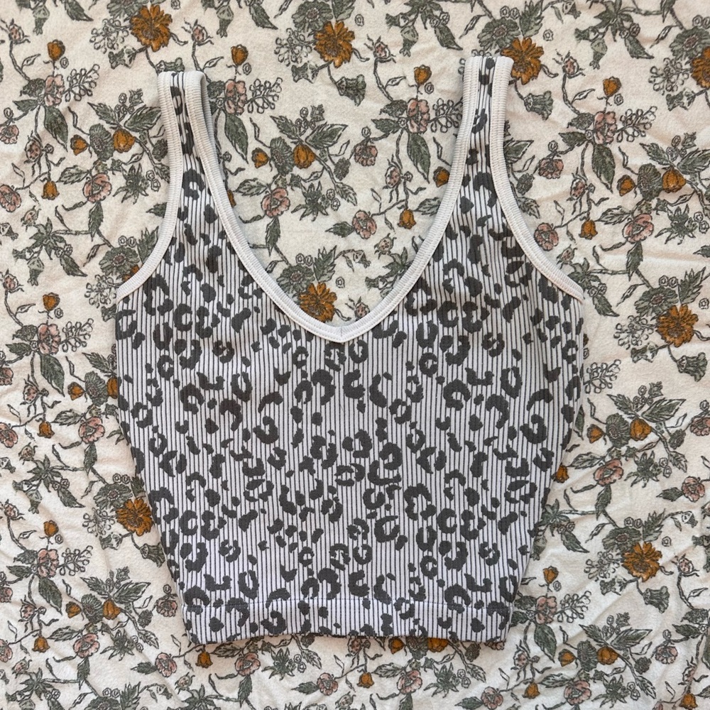 Leopard Print Crop Top